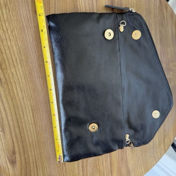Lulu's Nordstrom Black Bag Clutch Zipper Closure - Picture 16 of 16